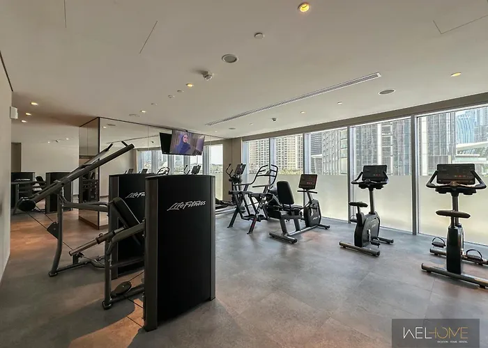 Welhome - Luxury Apartment Facing Burj Khalifa With Terrace