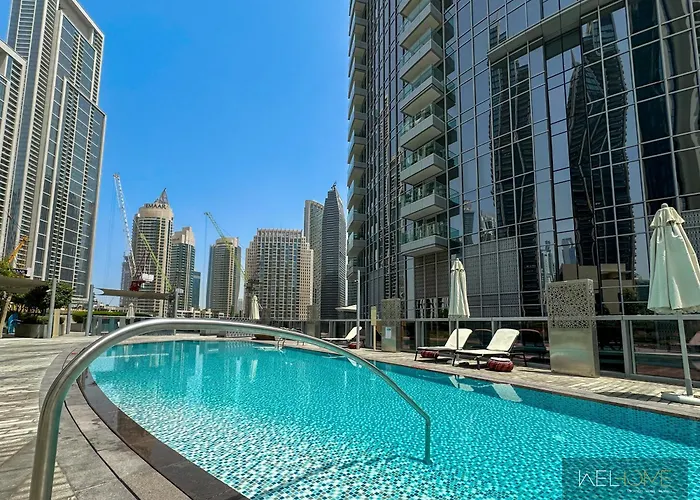 Welhome - Luxury Apartment Facing Burj Khalifa With Terrace