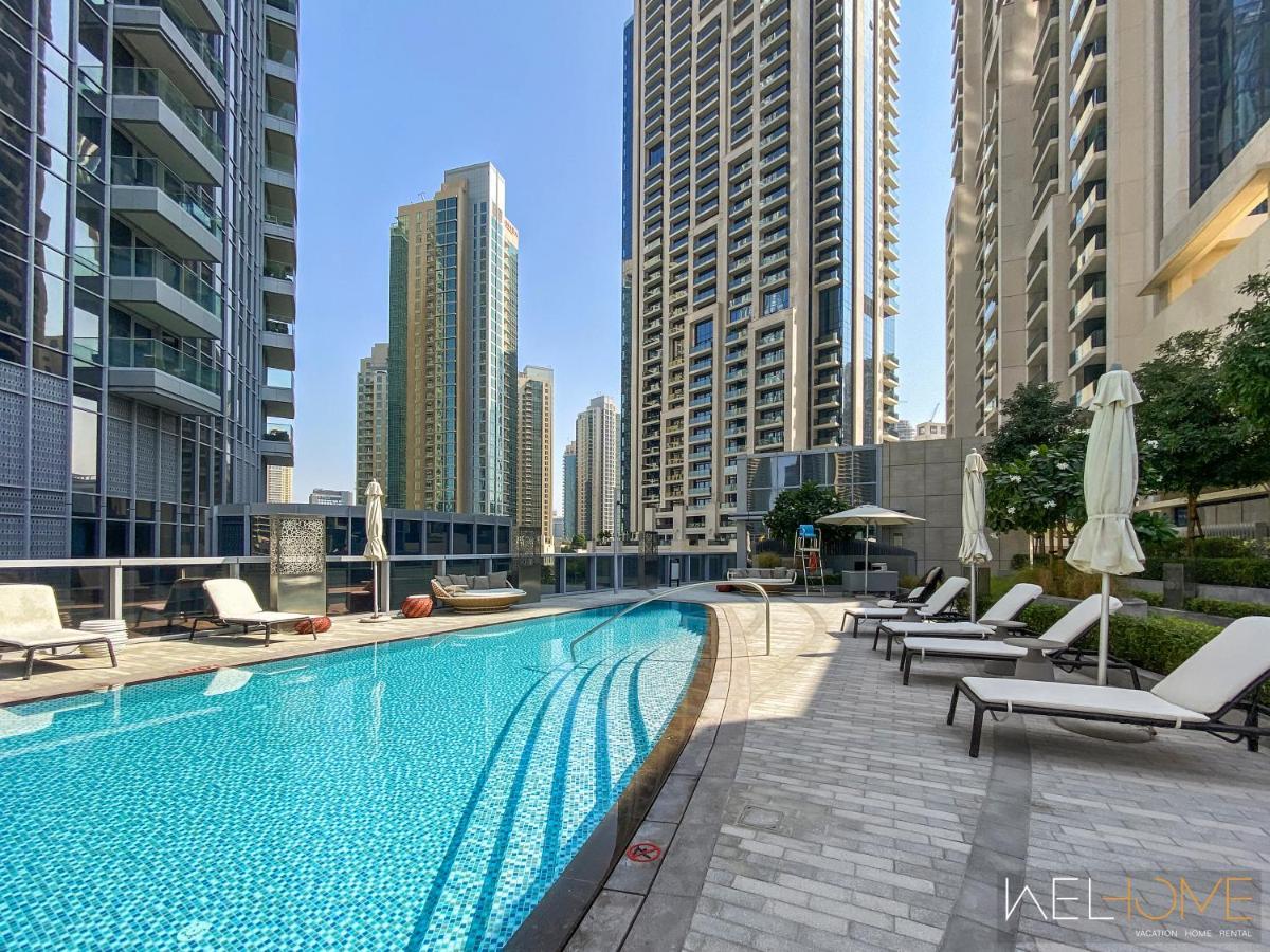 Welhome - Luxury Facing Burj Khalifa With Terrace Apartment Dubai