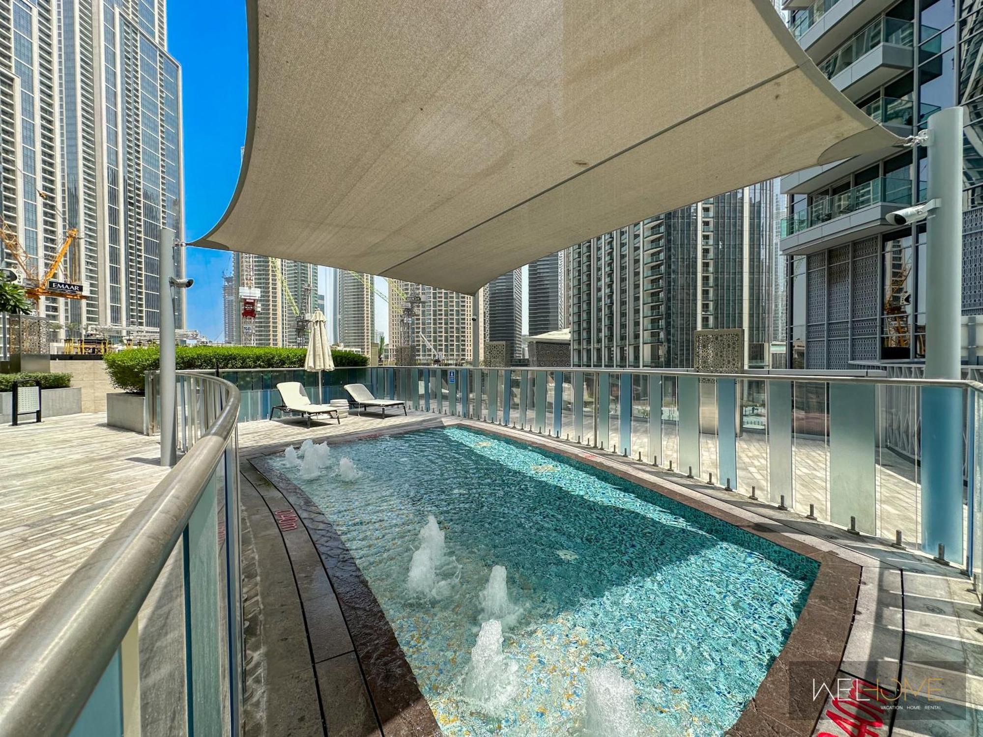 Welhome - Luxury Facing Burj Khalifa With Terrace